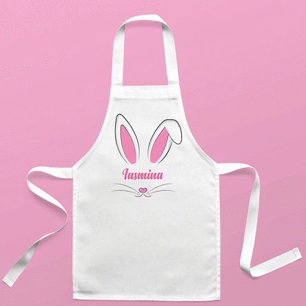 Op maat gemaakte tas voor kinderen met tekst - Bunny