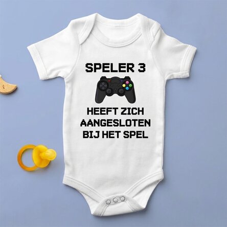 Gepersonaliseerd kinderbody met tekst - Player