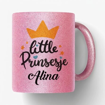 Gepersonaliseerde mok met tekst - Princess
