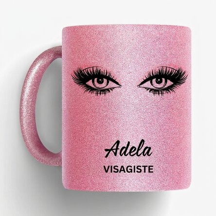 Gepersonaliseerde mok met tekst - Make-up artist