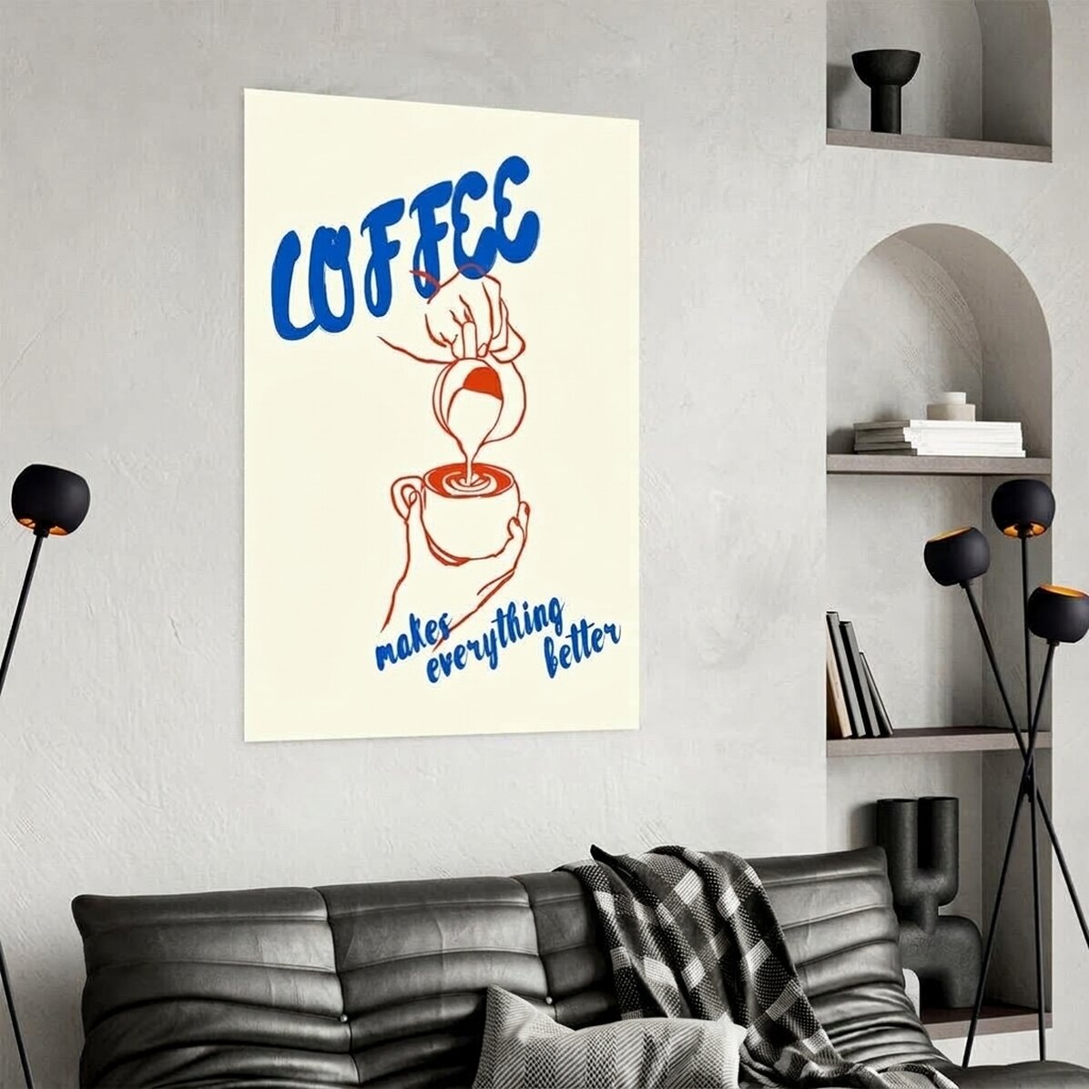 Poster: Koffie maakt alles beter