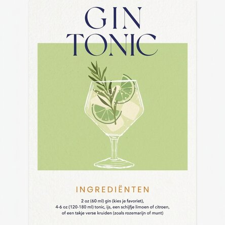 Poster Gin-tonic