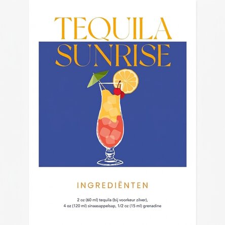 Poster Tequila Sunrise