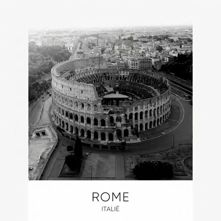 Poster van het Colosseum in Rome, Italië