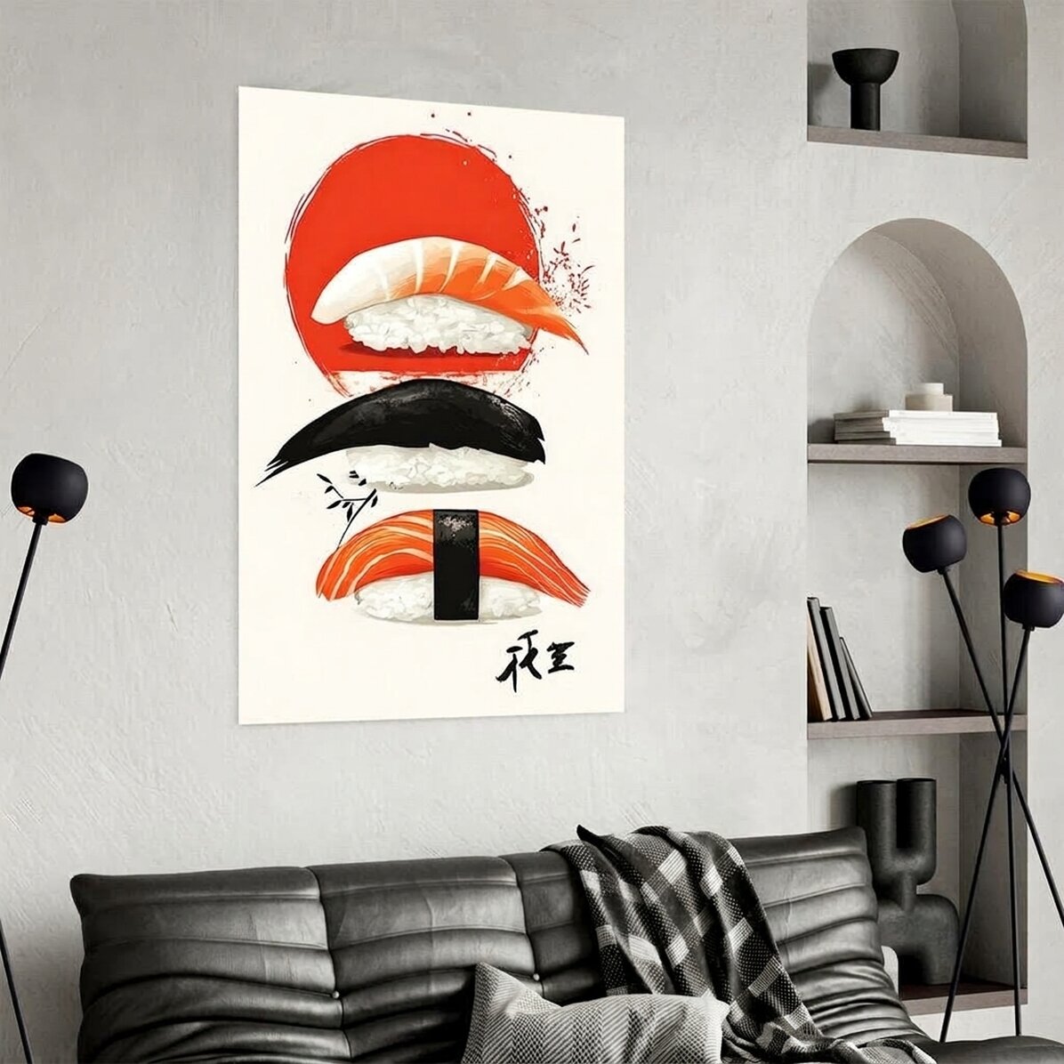 Poster Sushi-kunst