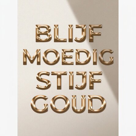 Poster ‘Stay Bold Stay Gold’