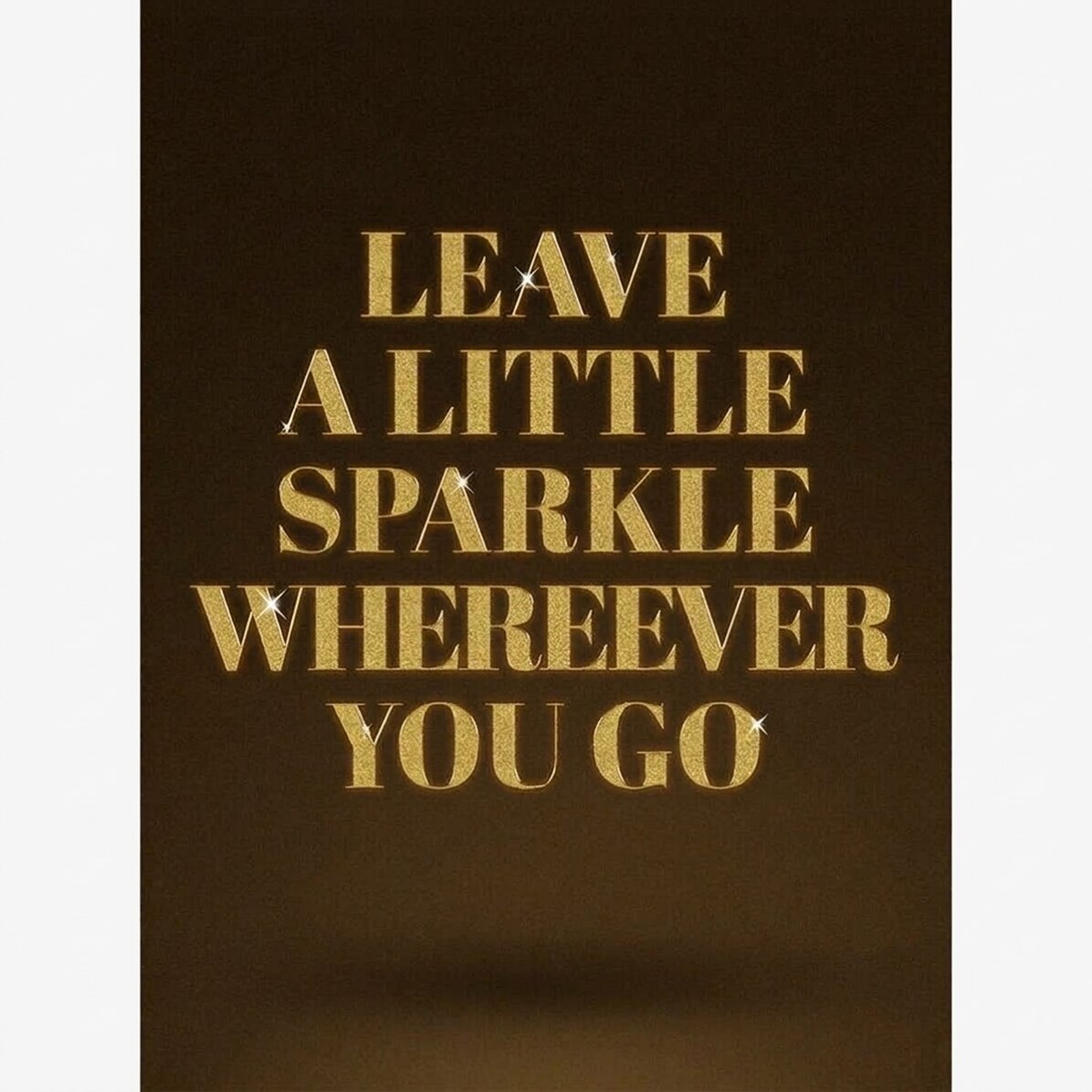 Poster ‘Leave a spark’