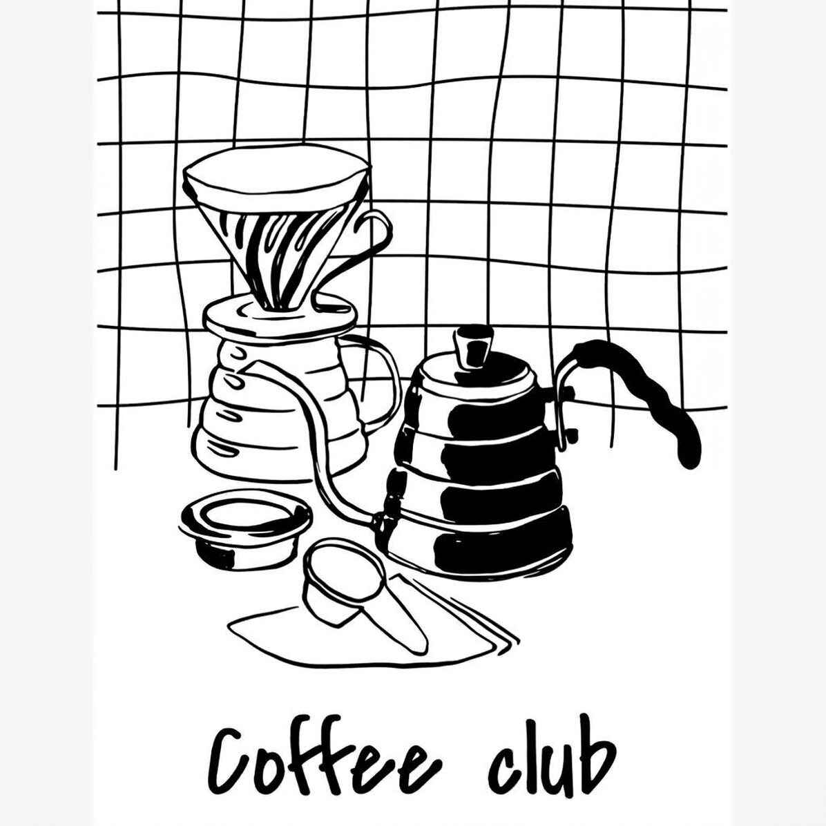 Poster Coffee Club