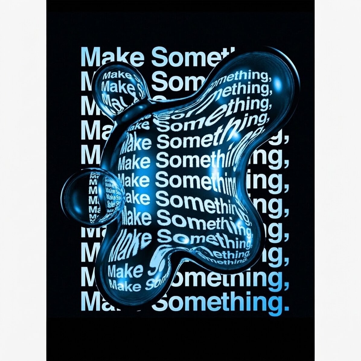 Poster Make something
