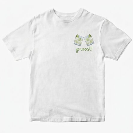 Katoenen T-shirt met gepersonaliseerde tekst - Gin-gin