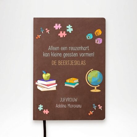 Gepersonaliseerde, gekleurde lederen agenda voor kleuterleerkrachten
