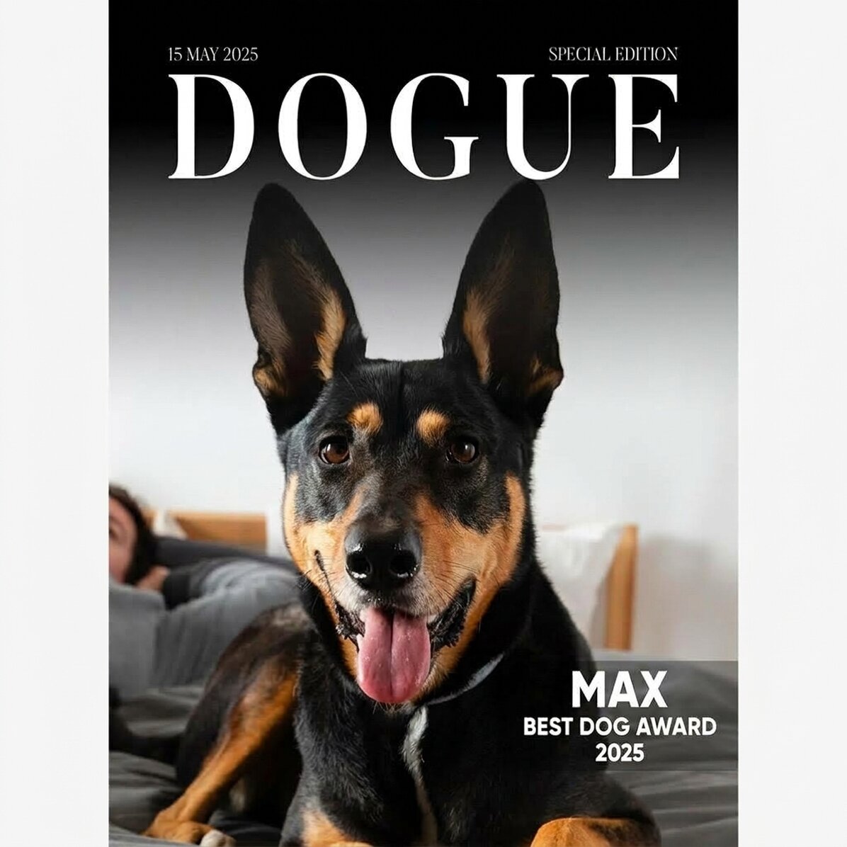 Gepersonaliseerde poster met foto en tekst - Dogue