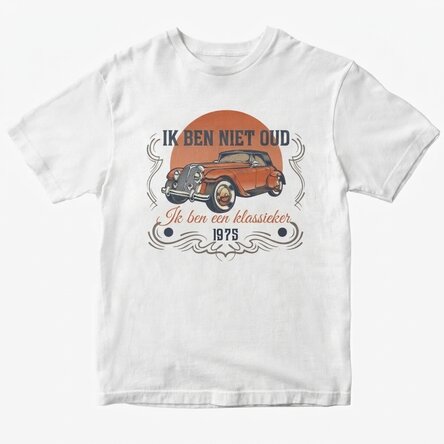 Katoenen T-shirt met gepersonaliseerde tekst - I