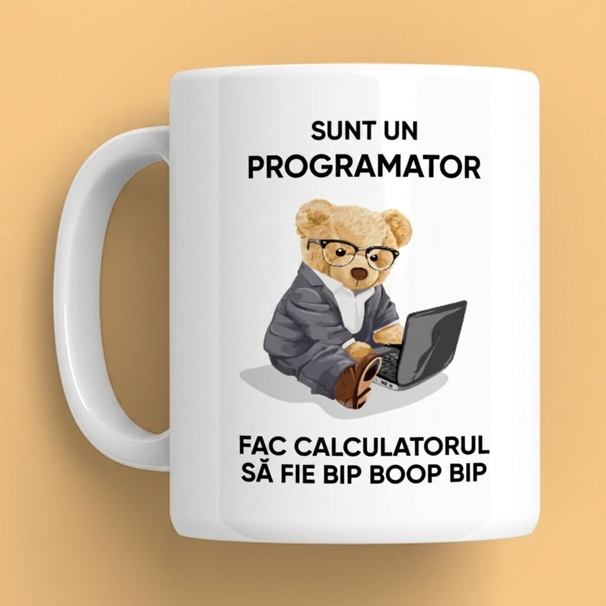 Gepersonaliseerde beker met tekst - I am a programmer