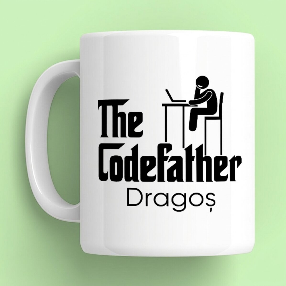 Beker met naam erop - The codefather