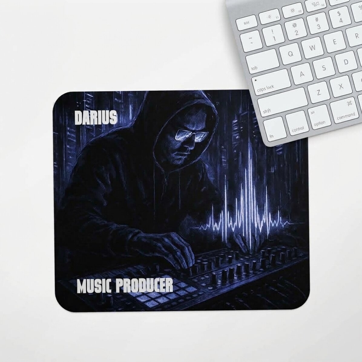 Gepersonaliseerde muismat met tekst - Music Producer