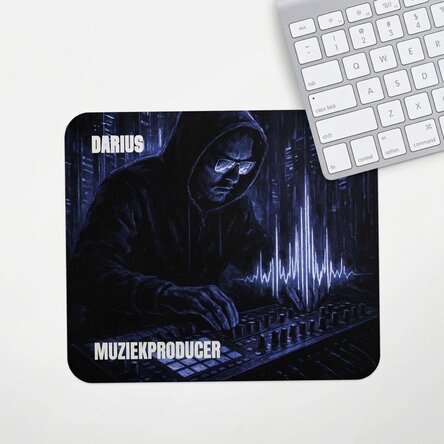 Gepersonaliseerde muismat met tekst - Music Producer