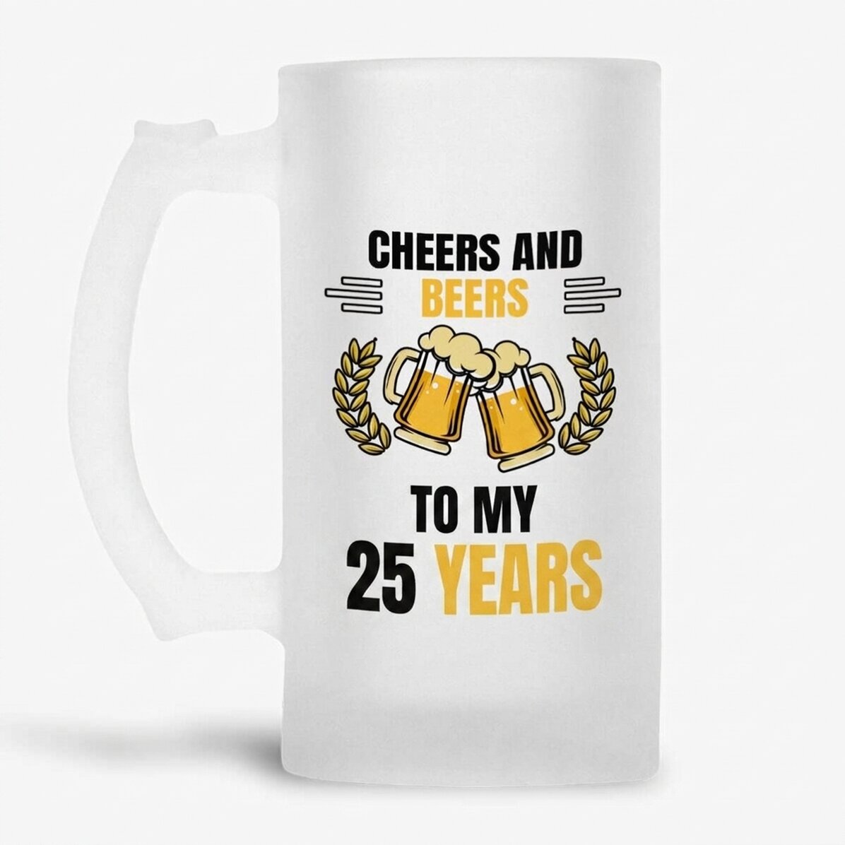 Gepersonaliseerde bierpul met boodschap - Cheers and Beers