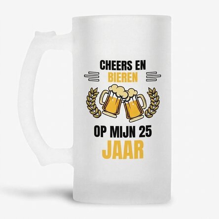 Gepersonaliseerde bierpul met boodschap - Cheers and Beers