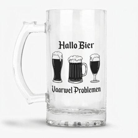 Gepersonaliseerde bierpul met boodschap - Hello Beer