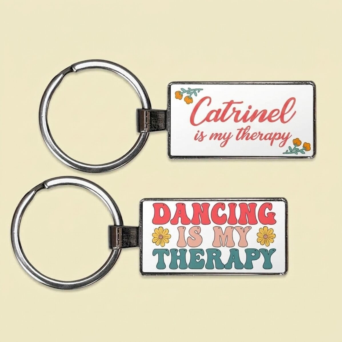 Gepersonaliseerde sleutelhanger met naam - Dancer