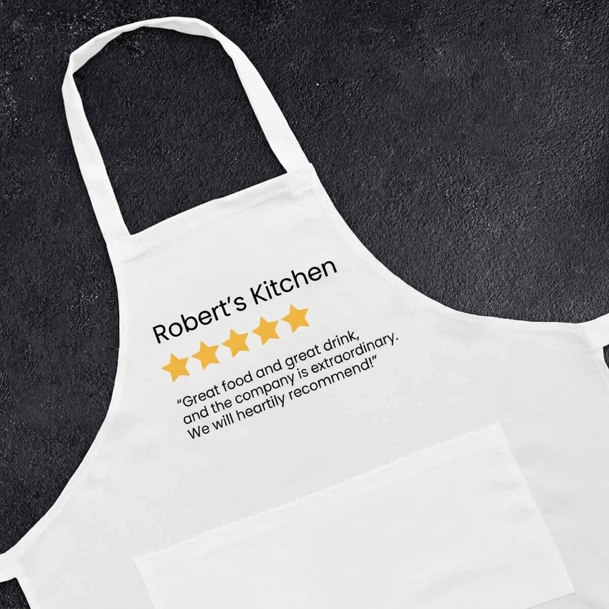 Gepersonaliseerd sort met tekst - Recensie