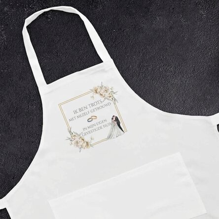 Op maat gemaakte set met tekst - Bruidsoutfit