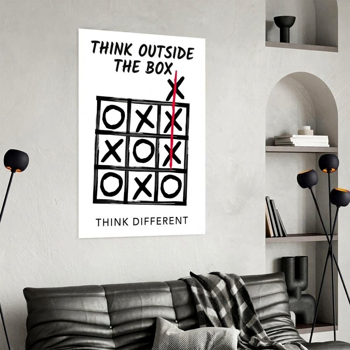 Poster ‘Think outside the box’
