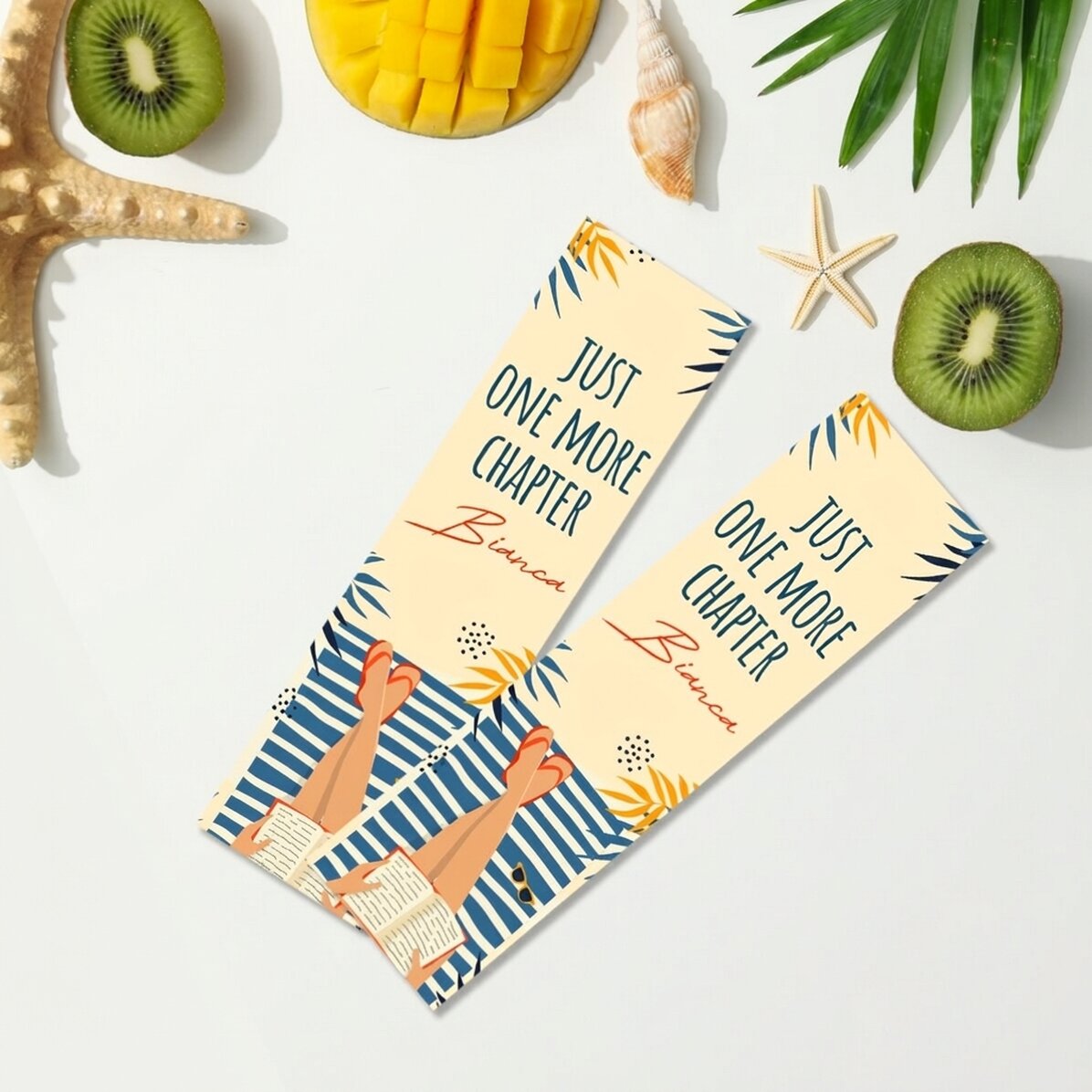 Gepersonaliseerde bladwijzer met tekst - Summer