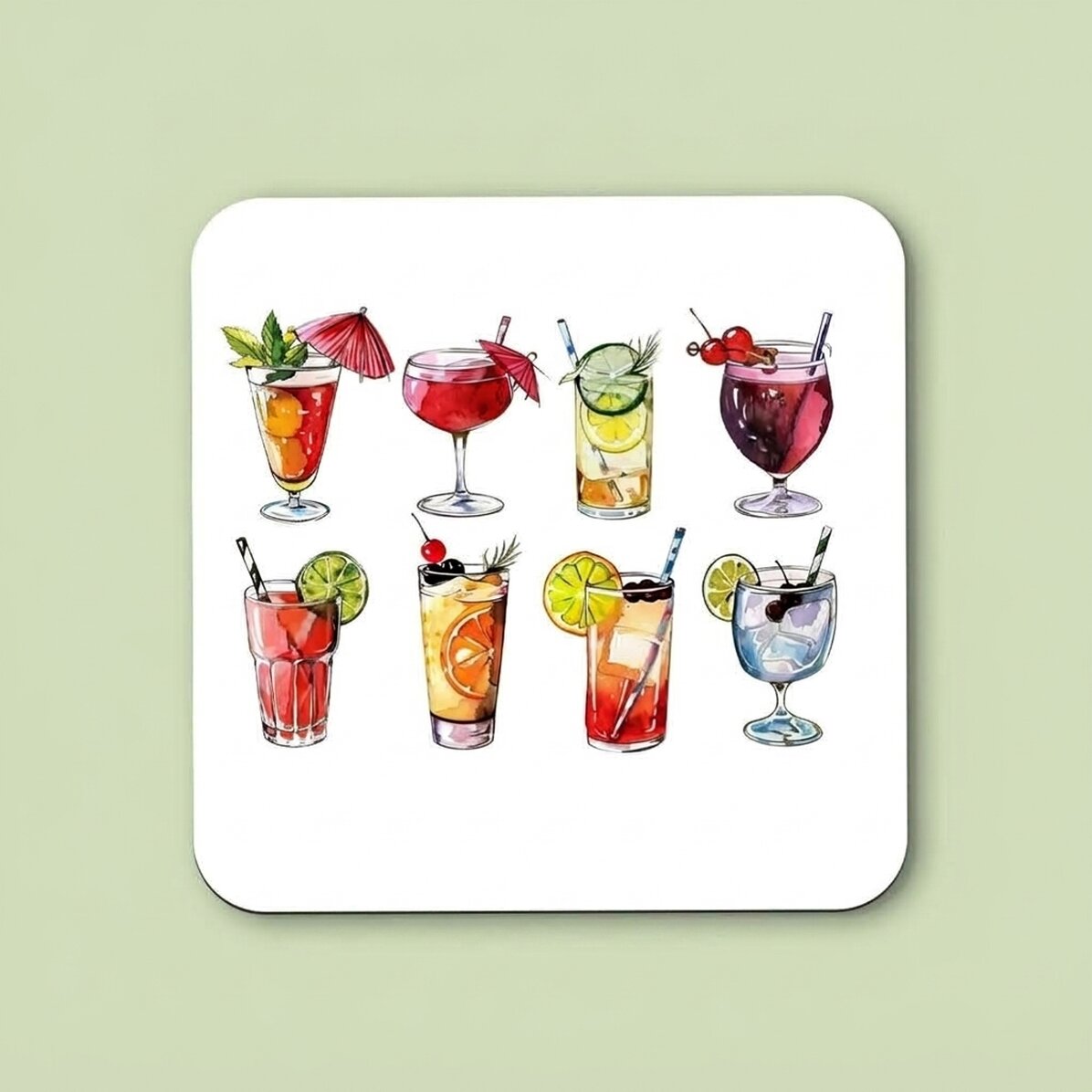 Gepersonaliseerde glashouder met tekst - Drinks