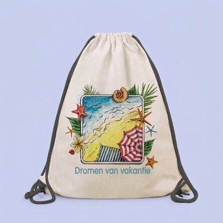 Rugzak met persoonlijke boodschap - Met het oog op de vakantie