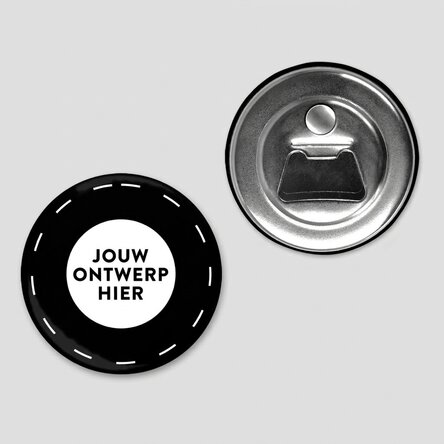 Flessenopener met magneet, gepersonaliseerd met jouw ontwerp