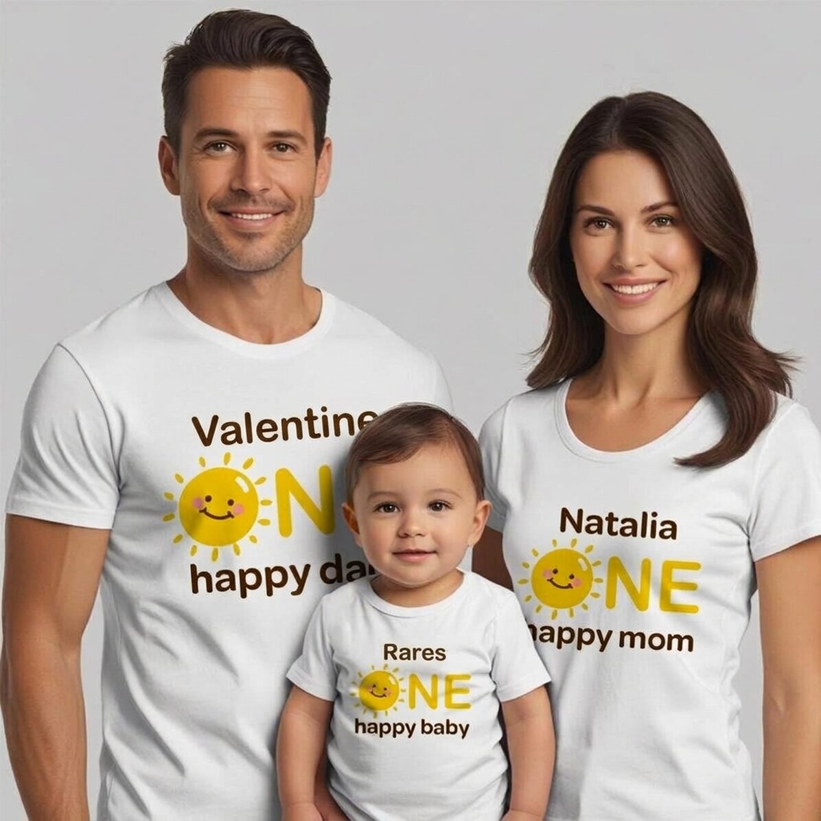 Gepersonaliseerd katoenen T-shirt voor kinderen/volwassenen - One