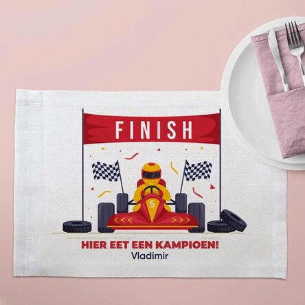 Gepersonaliseerde bordhouder met tekst - Campion