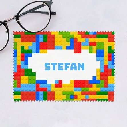 Gepersonaliseerd poetsdoekje voor het schoonmaken van schermen/brillen - Lego