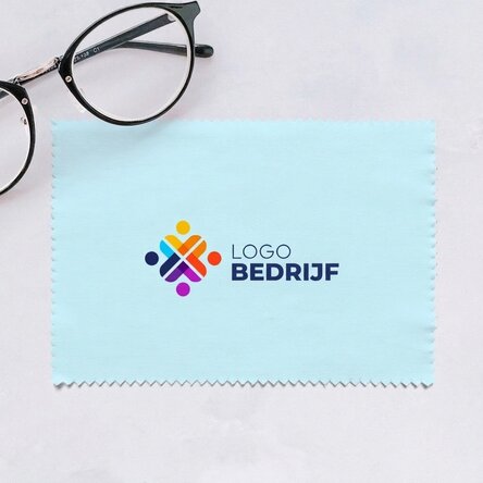 Reinigingsdoekje voor schermen/brillen, gepersonaliseerd met logo