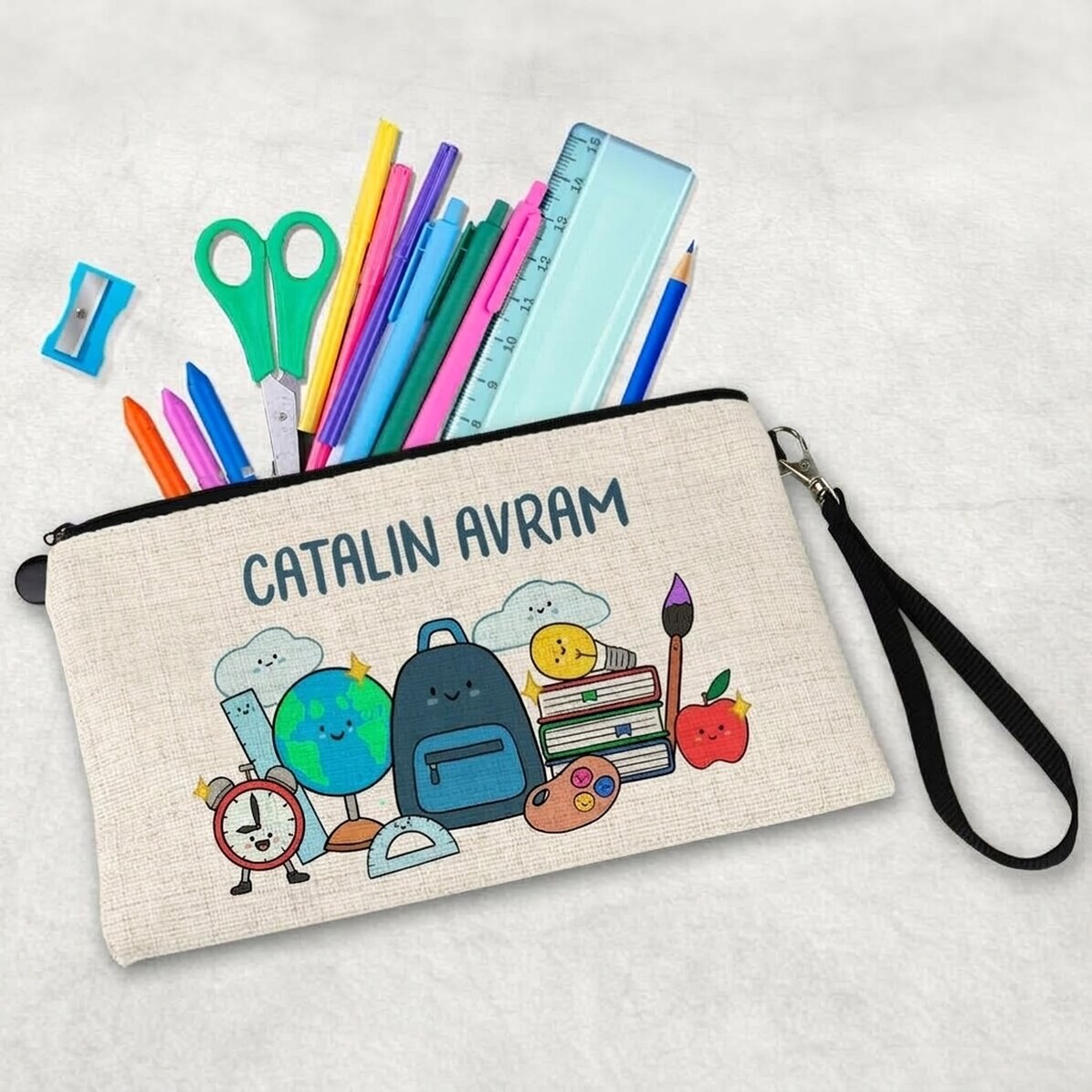 Gepersonaliseerde set voor leerkrachten met tekst - School