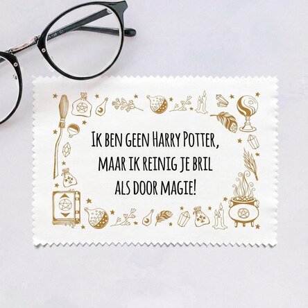 Gepersonaliseerd doekje voor het schoonmaken van schermen/brillen - Magie