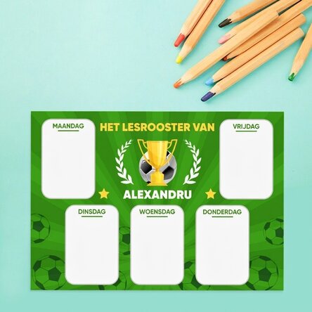 Gepersonaliseerd rooster met tekst - Campion
