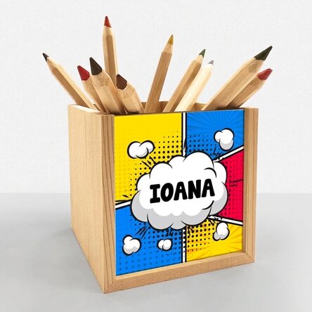 Potloodhouder met naam - Comics