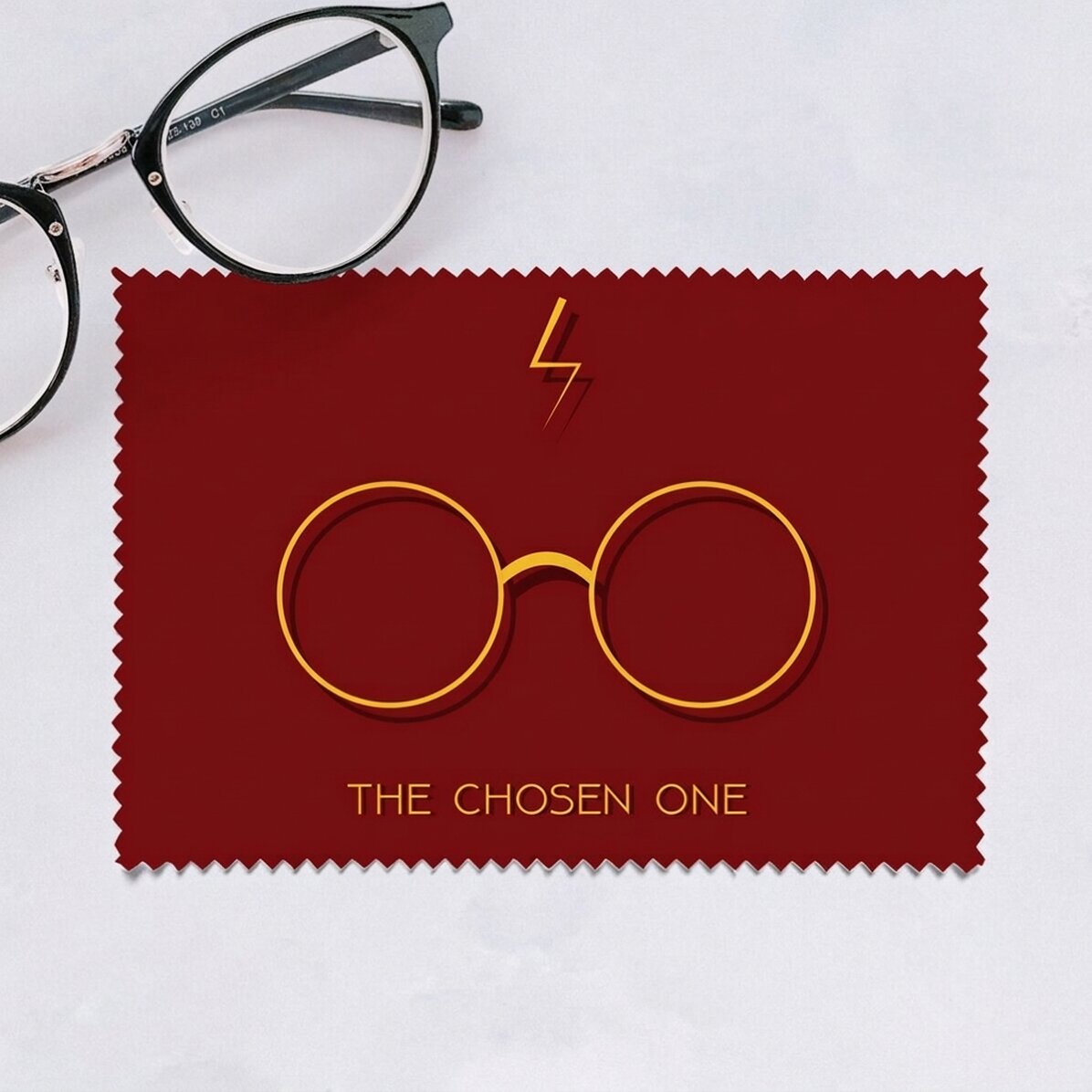 Gepersonaliseerd poetsdoekje voor het schoonmaken van schermen en brillen - Potter