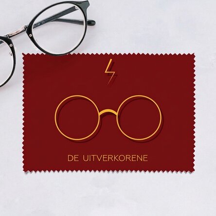 Gepersonaliseerd poetsdoekje voor het schoonmaken van schermen en brillen - Potter