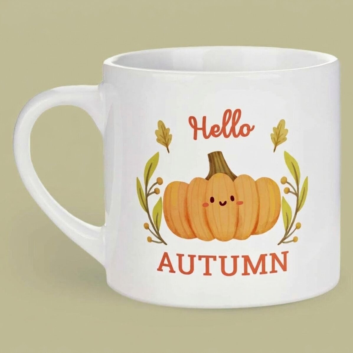 Gepersonaliseerde espressokop met tekst - Herfst