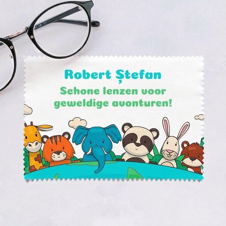 Gepersonaliseerd poetsdoekje voor het schoonmaken van schermen/brillen - Aventura
