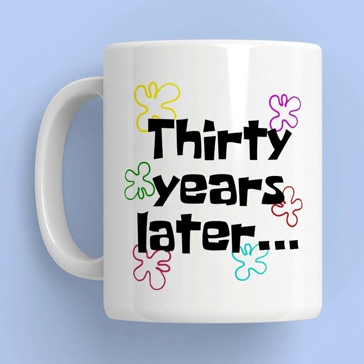 Gepersonaliseerde mok met tekst - Years later...