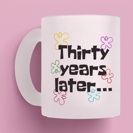 Gepersonaliseerde mok met tekst - Years later...