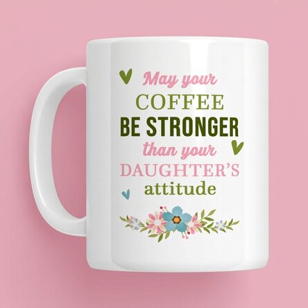 Personalised mug with message - Coffee