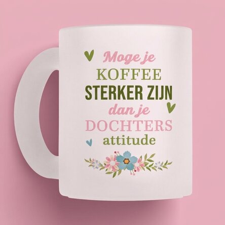 Gepersonaliseerde mok met tekst - Koffie