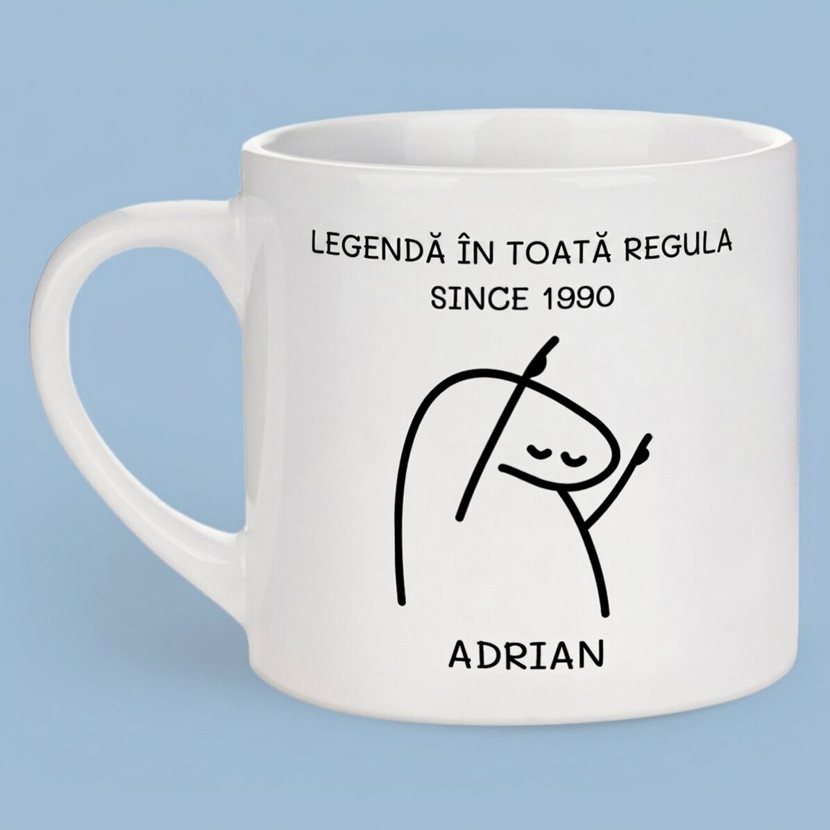 Gepersonaliseerde espressokop met tekst - Legend
