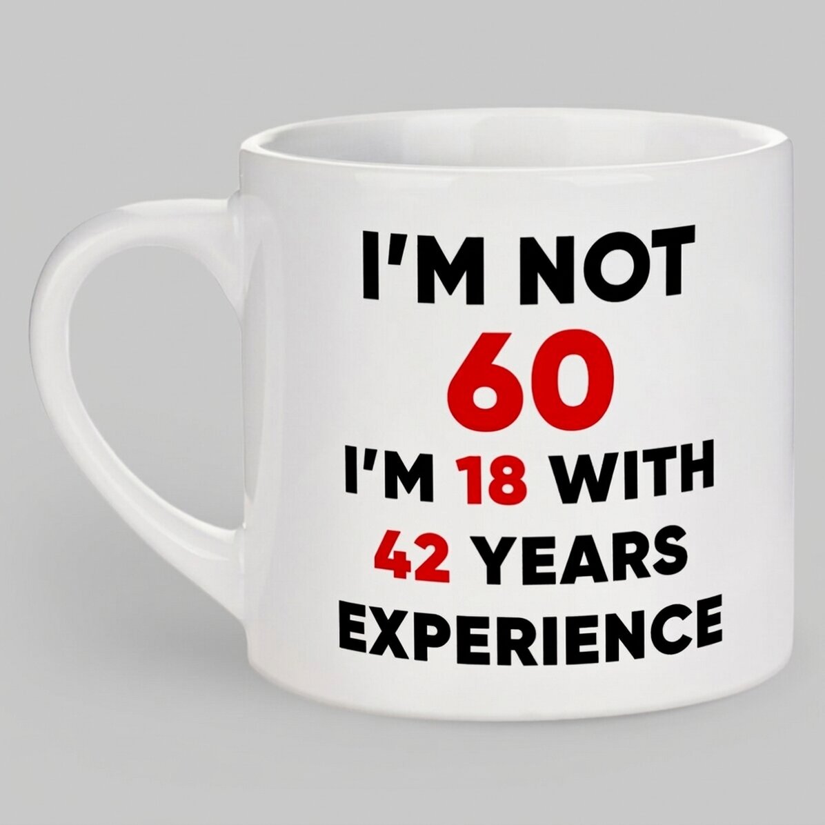Gepersonaliseerd espressokopje met tekst - Happy Birthday!